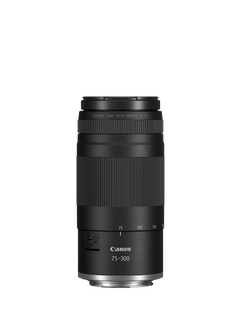 Canon RF 75-300mm F4-5.6 Telephoto Zoom Lens, Black