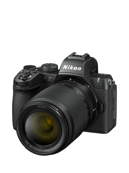 Nikon Z50 II Compact System Camera with 16-50mm & 50-250mm Lenses, 4K UHD, 20.9MP, Wi-Fi, Bluetooth, OLED EVF, 3.2” Vari-angle Touch Screen, Double Lens Kit, Black, Black