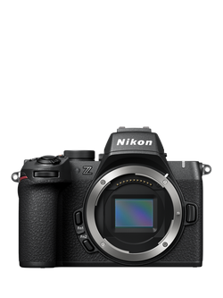 Nikon Z50 II Compact System Camera with 16-50mm & 50-250mm Lenses, 4K UHD, 20.9MP, Wi-Fi, Bluetooth, OLED EVF, 3.2” Vari-angle Touch Screen, Double Lens Kit, Black - view 2, Black