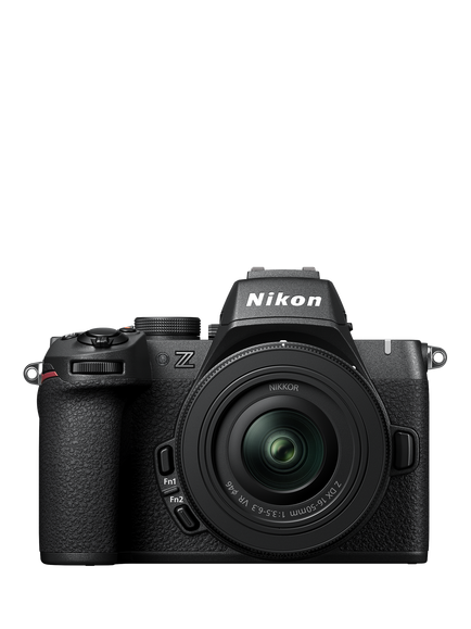 Nikon Z50 II Compact System Camera with 16-50mm VR Lens, 4K UHD, 20.9MP, Wi-Fi, Bluetooth, OLED EVF, 3.2” Vari-angle Touch Screen, Black, Black