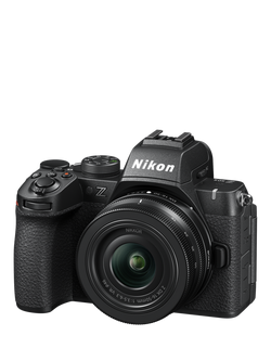 Nikon Z50 II Compact System Camera with 16-50mm VR Lens, 4K UHD, 20.9MP, Wi-Fi, Bluetooth, OLED EVF, 3.2” Vari-angle Touch Screen, Black - view 2, Black