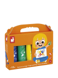 Janod Finger Painting Tubes, Set of 5, Multi