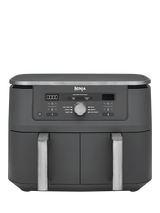 Ninja DZ400UK Dual Zone Air Fryer, 9.5L, Grey