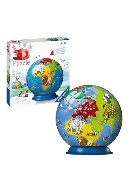 Ravensburger Kids' Earth Globe 3D Puzzle, Multi
