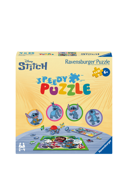 Ravensburger Disney Stitch Speedy Puzzle Game, Multi