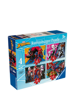 Ravensburger Spiderman 4 in a Box Puzzle, Multi
