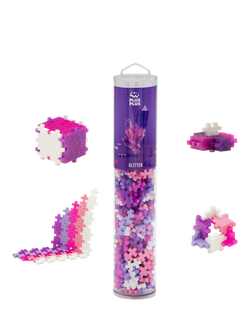 Plus-Plus Glitter Colour Mix Tube, 240 Pieces, Multi