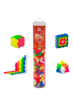 Plus-Plus Neon Colour Mix Tube, 240 Pieces