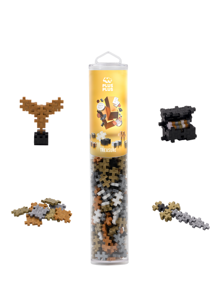 Plus-Plus Treasure Tube, 240 Pieces, Multi