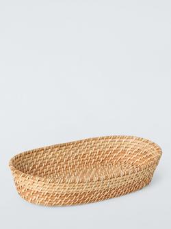 John Lewis Rattan Oval Bread Basket, 