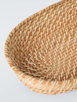 John Lewis Rattan Oval Bread Basket - view 2, 