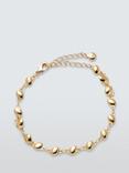 John Lewis Dainty Nugget Charm Bracelet, Gold