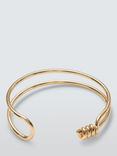 John Lewis Wrap End Double Band Cuff Bangle