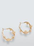 John Lewis Floating Spheres Hinged Wave Earrings