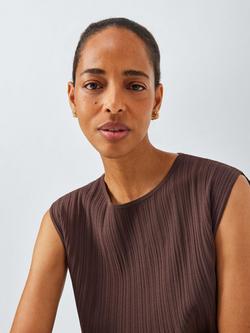 John Lewis Statement Flower Stud Earrings - view 2, Gold