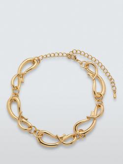 John Lewis Knot Loop Statement Necklace, Gold