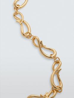 John Lewis Knot Loop Statement Necklace - view 2, Gold