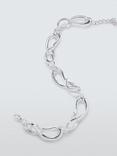 John Lewis Knot Loop Statement Necklace, Silver