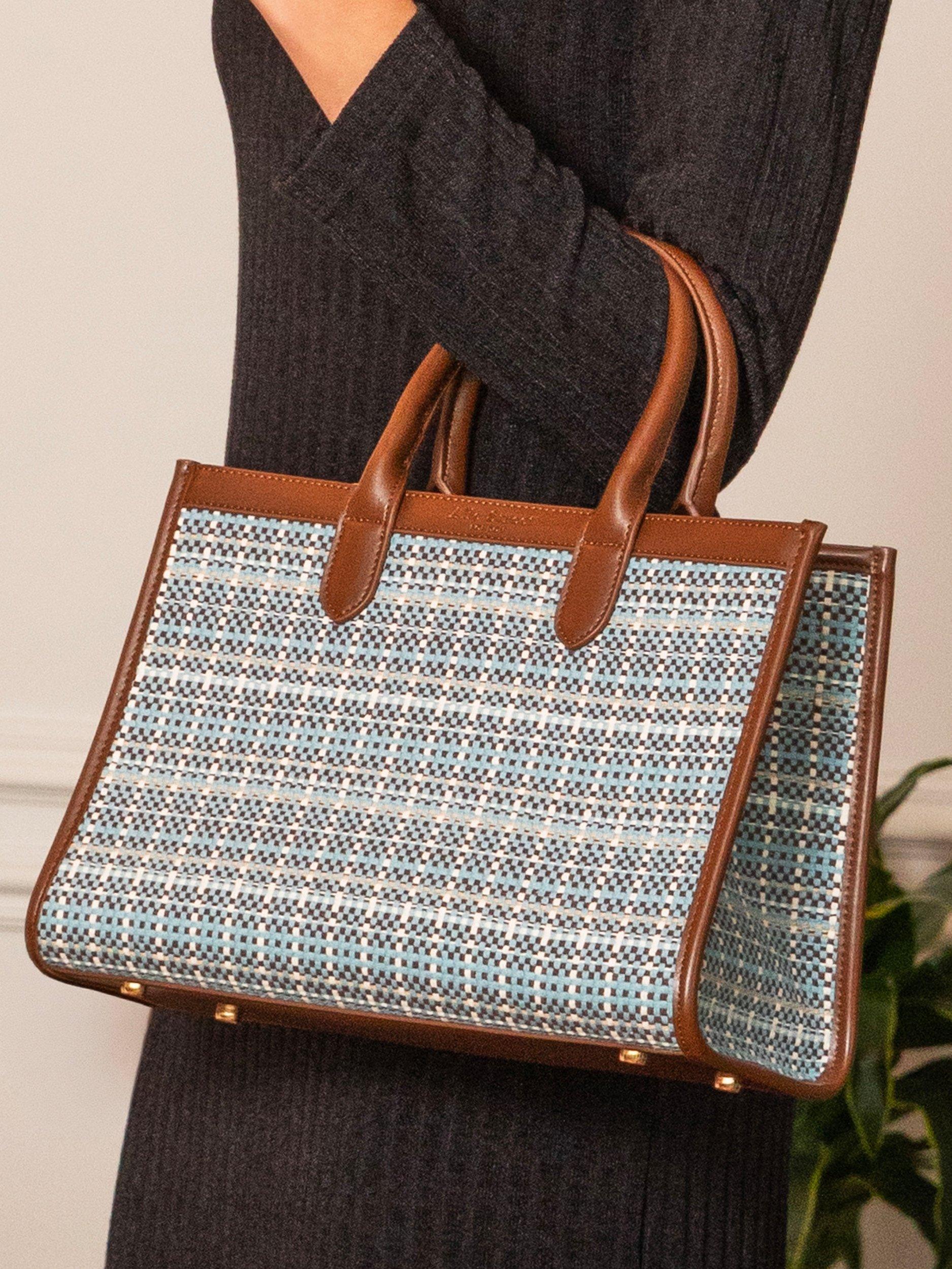 Product image 3 of 8, which shows Alie Street Ashbourne Handbag, Blue/Multi