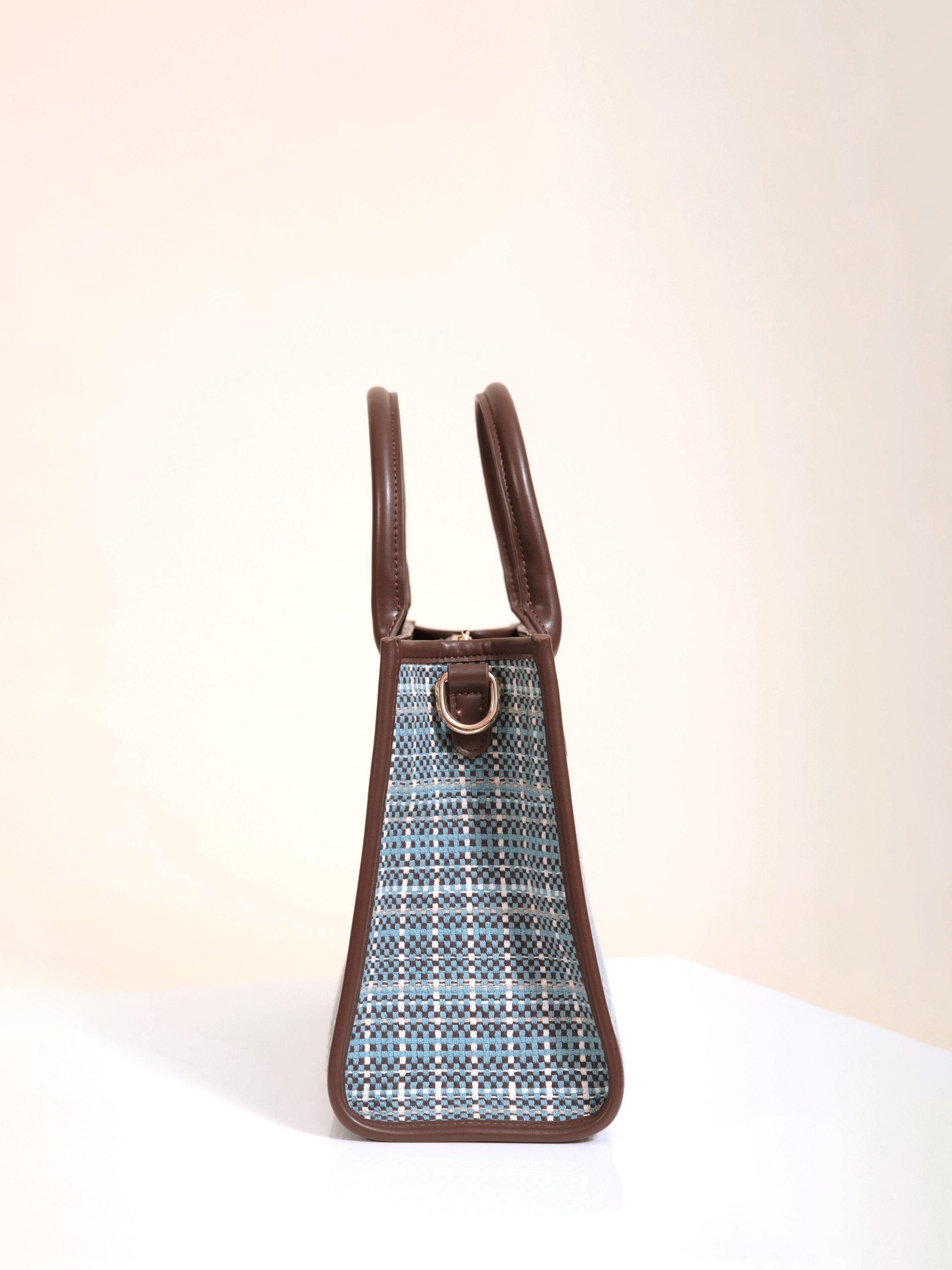Product image 4 of 8, which shows Alie Street Ashbourne Handbag, Blue/Multi