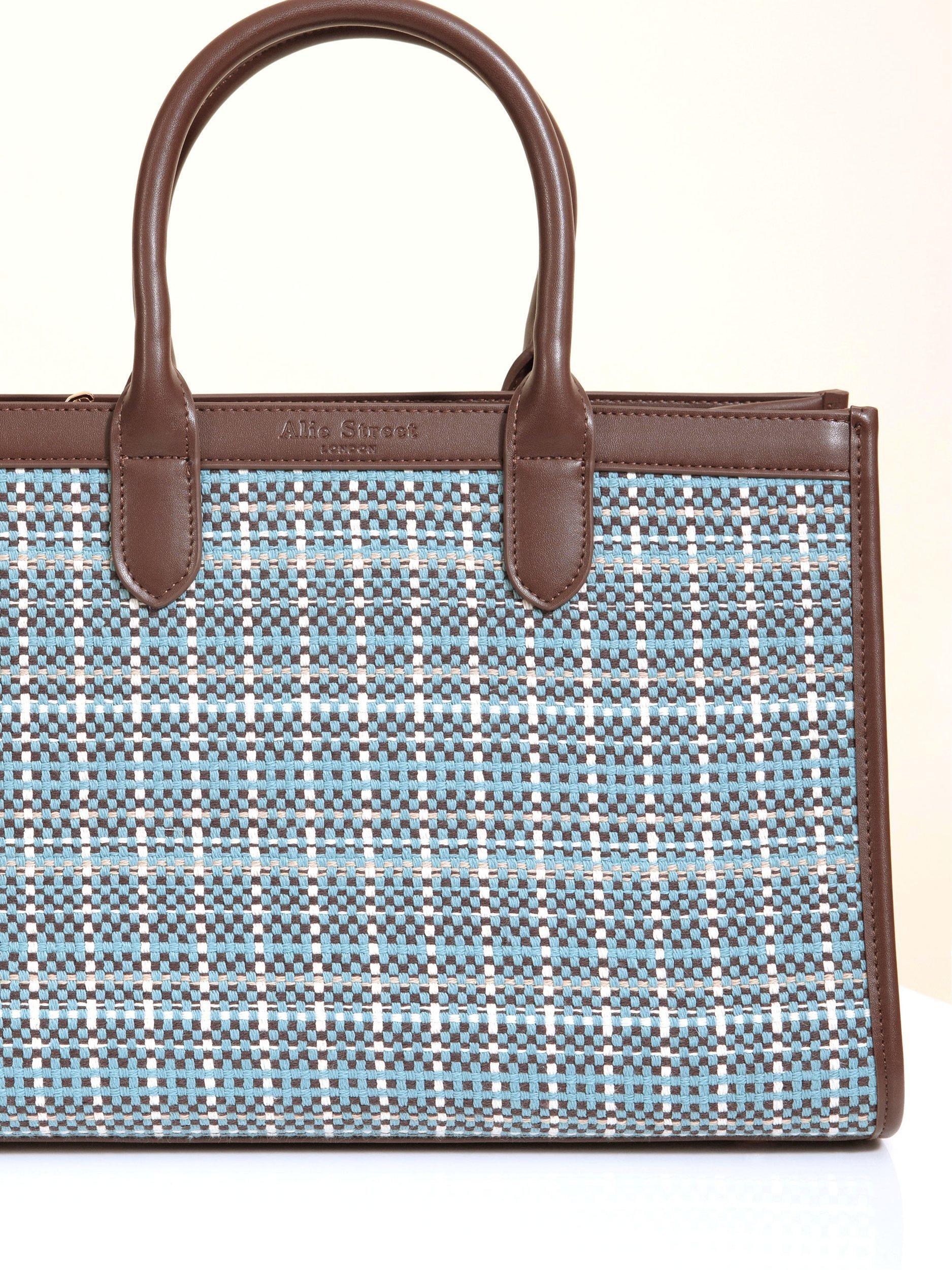 Product image 6 of 8, which shows Alie Street Ashbourne Handbag, Blue/Multi