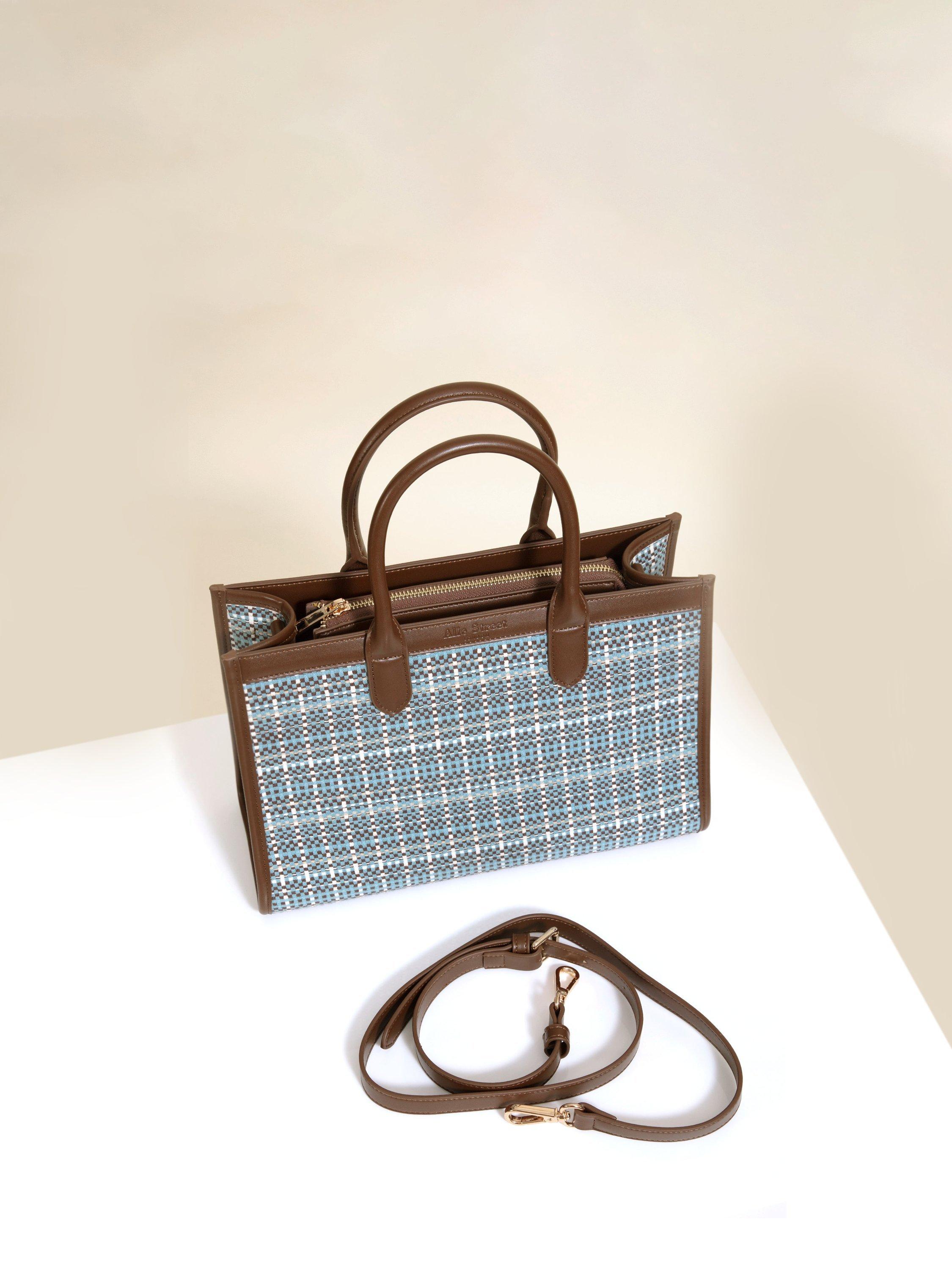 Product image 7 of 8, which shows Alie Street Ashbourne Handbag, Blue/Multi