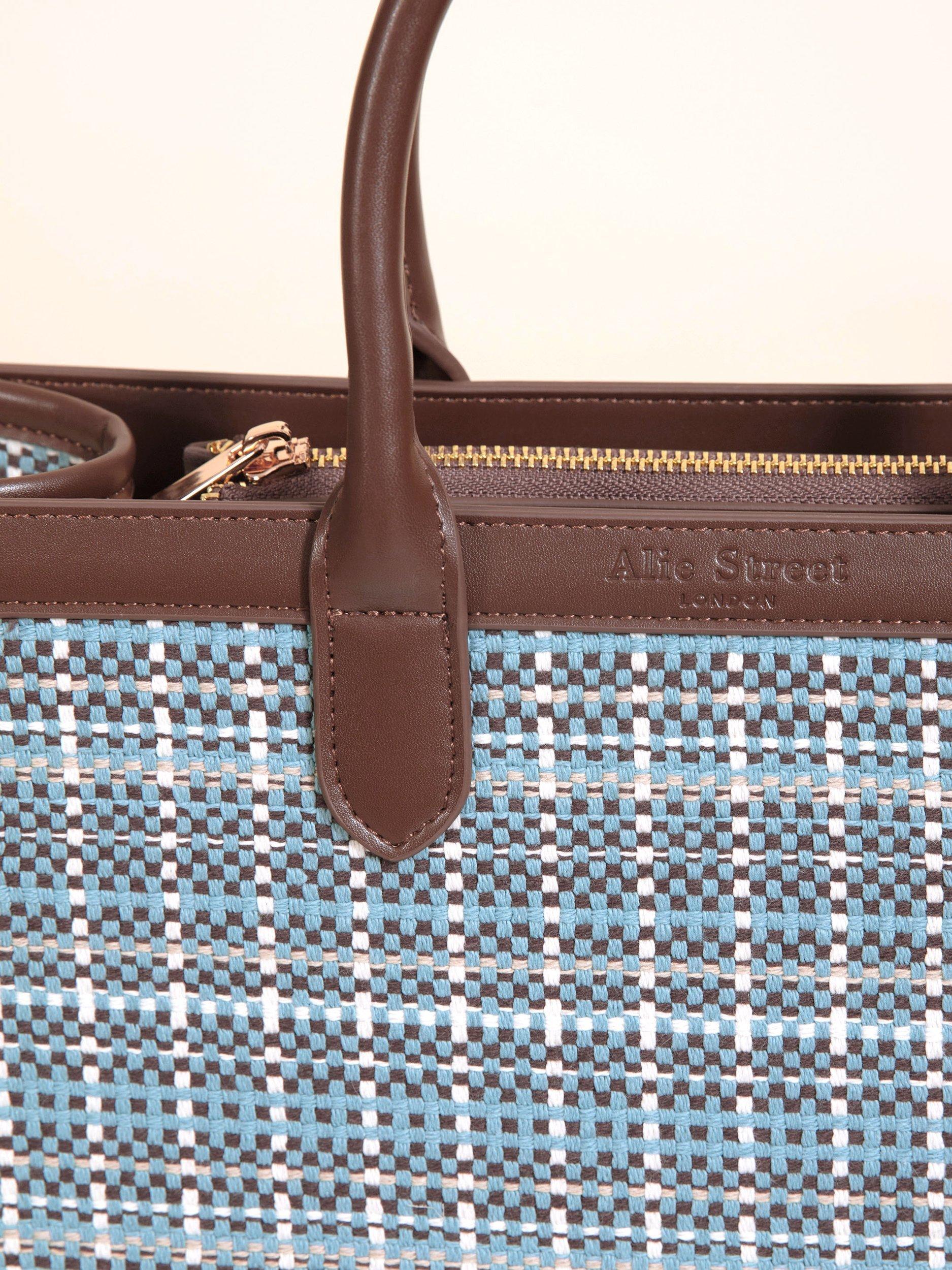 Product image 8 of 8, which shows Alie Street Ashbourne Handbag, Blue/Multi