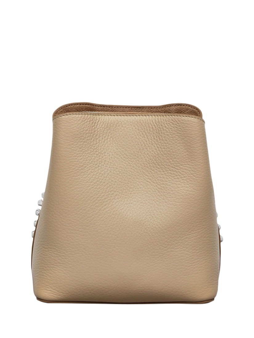 Product image 2 of 4, which shows Radley Dukes Place Leather Broderie Crossbody Bag, Stone