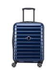 DELSEY Shadow 5.0 Slim 4-Wheel 55cm Cabin Case, 106L, Deep Sea Navy