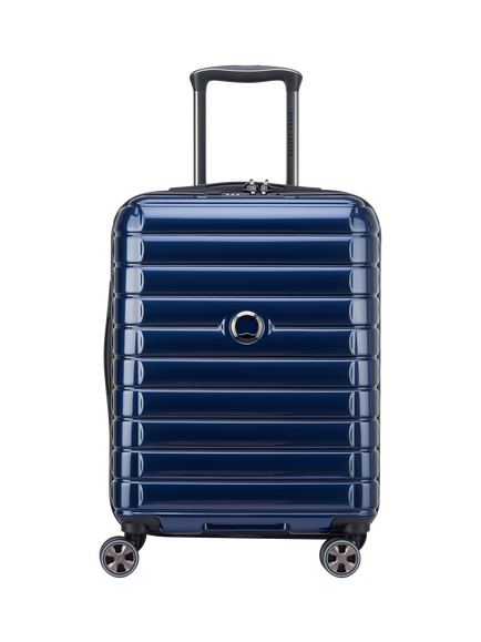 DELSEY Shadow 5.0 Slim 4-Wheel 55cm Cabin Case, 106L, Deep Sea Navy, Deep Sea Navy