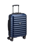DELSEY Shadow 5.0 Slim 4-Wheel 55cm Cabin Case, 106L, Deep Sea Navy