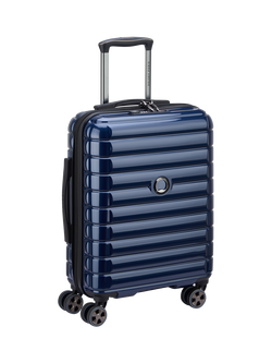 DELSEY Shadow 5.0 Slim 4-Wheel 55cm Cabin Case, 106L, Deep Sea Navy - view 2, Deep Sea Navy