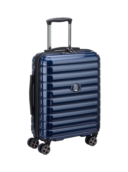 DELSEY Shadow 5.0 Slim 4-Wheel 55cm Cabin Case, 106L, Deep Sea Navy - view 2, Deep Sea Navy