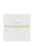 Estella Bartlett Love Letter Charm Bracelet, Gold