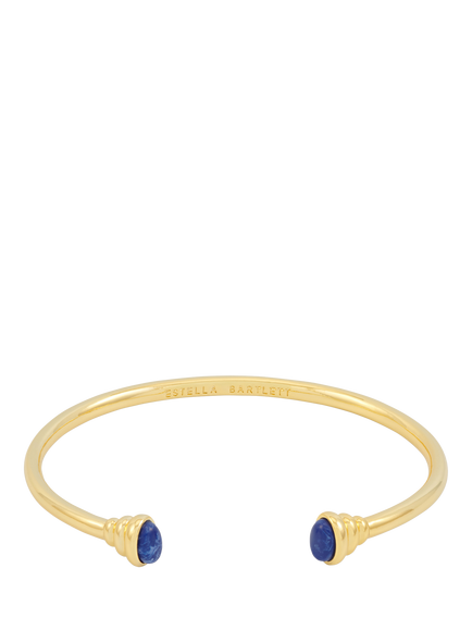 Estella Bartlett Cabochon Lapis Lazuli Cuff, Gold, Gold