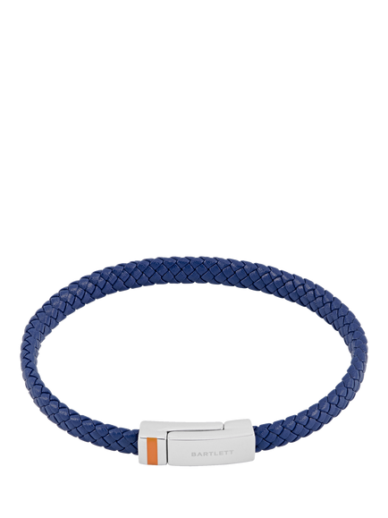 BARTLETT LONDON Leather Wrap Bracelet, Black