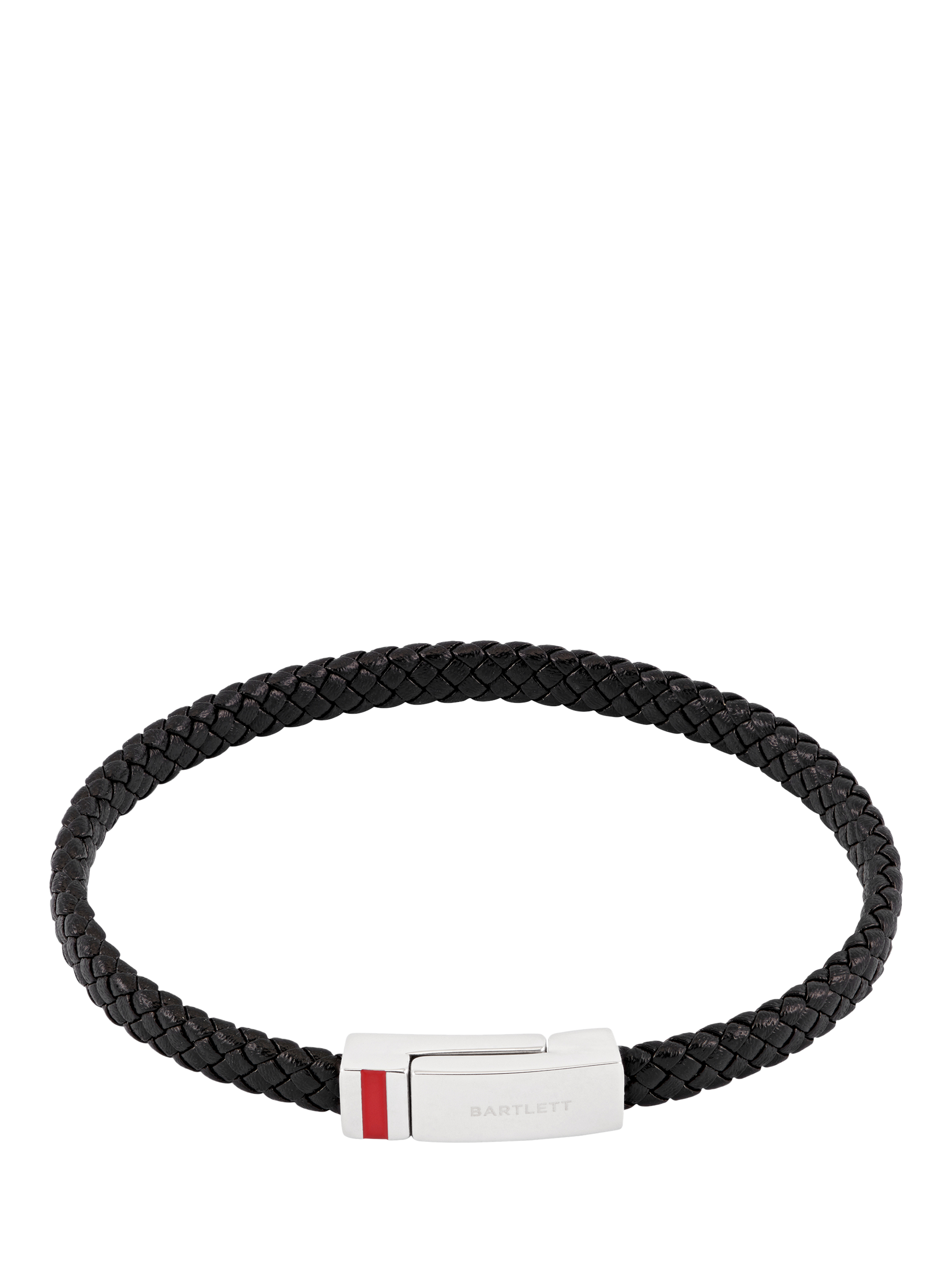 Product image 1 of 1, which shows BARTLETT LONDON Leather Wrap Bracelet, Black