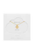 Estella Bartlett Bobble Heart Tablet Necklace, Gold