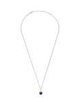 BARTLETT LONDON Pendant Necklace, Silver/ Lapis Lazuli