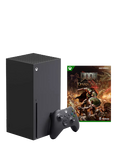 Microsoft Xbox Series X Console, 1TB, with Wireless Controller, Black and Doom: The Dark Ages Bundle