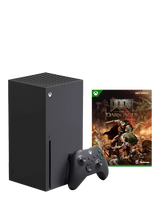Microsoft Xbox Series X Console, 1TB, with Wireless Controller, Black and Doom: The Dark Ages Bundle