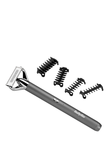 BaByliss Super-X Metal Series X-Blade Beard & Stubble Trimmer, Chrome, Chrome