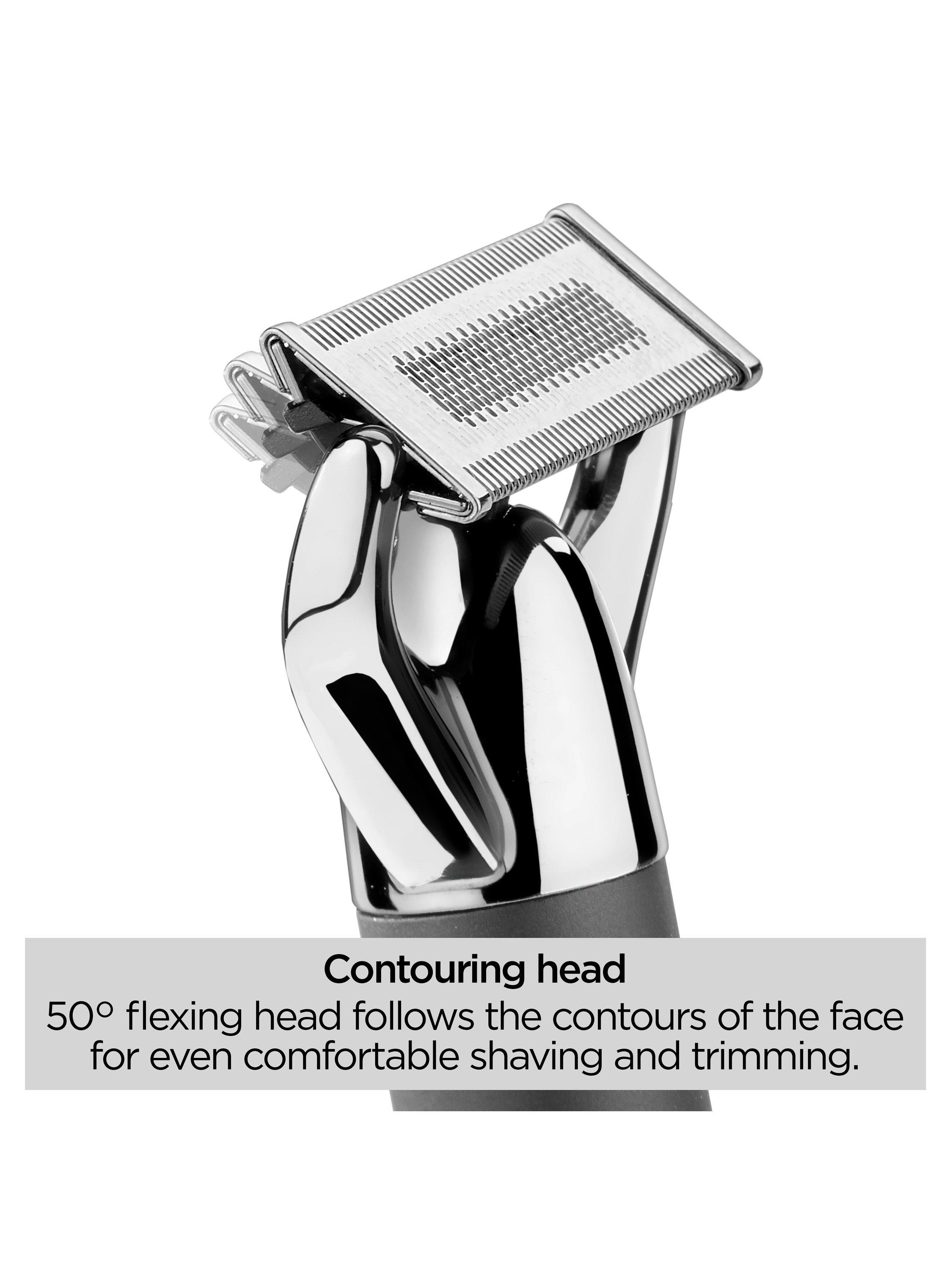 Product image 3 of 10, which shows BaByliss Super-X Metal Series X-Blade Beard & Stubble Trimmer, Chrome
