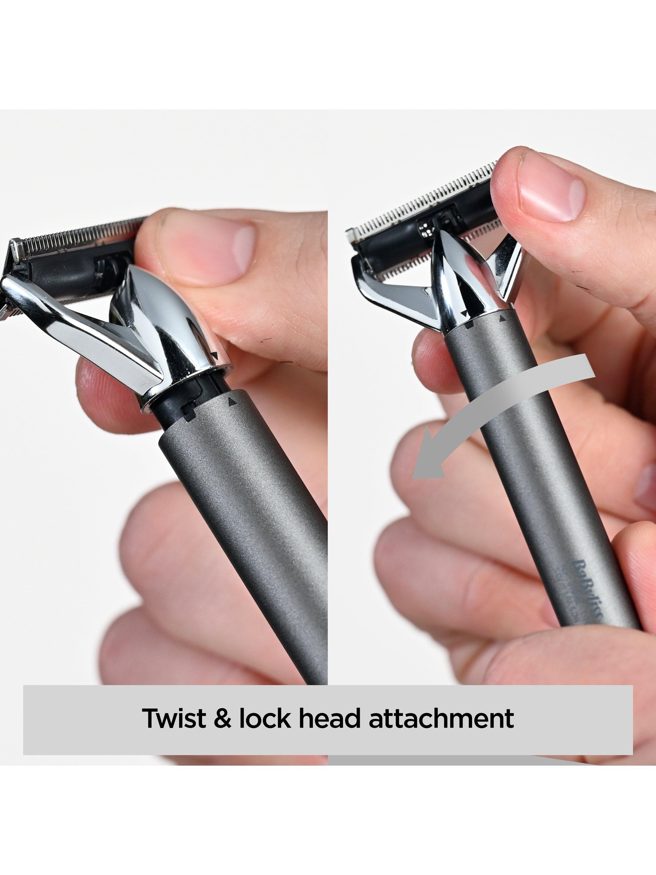 Product image 8 of 10, which shows BaByliss Super-X Metal Series X-Blade Beard & Stubble Trimmer, Chrome