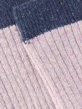 John Lewis Rib Wool Silk Blend Knee High Socks