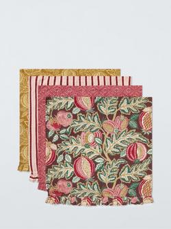 John Lewis x Sanderson Cotton & Linen Blend Napkins, Set of 4, 