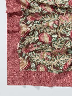 John Lewis x Sanderson Cantaloupe Cotton Linen Blend Tablecloth, 250 x 160cm, Multi - view 2, 