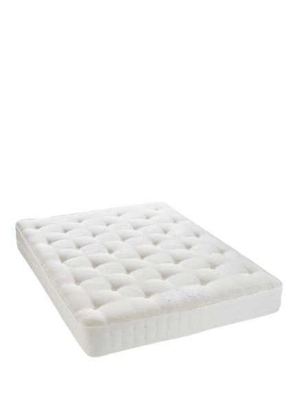 John Lewis Waitrose Wool 1200 Pocket Spring Mattress, Firm Tension, Small Double, White