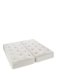 John Lewis Waitrose Wool 1600 Pocket Spring Zip Link Mattress, Medium Firm Tension, King Size