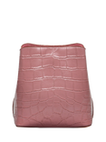 Radley Dukes Place Croc Effect Small Leather Crossbody Bag, French Rose